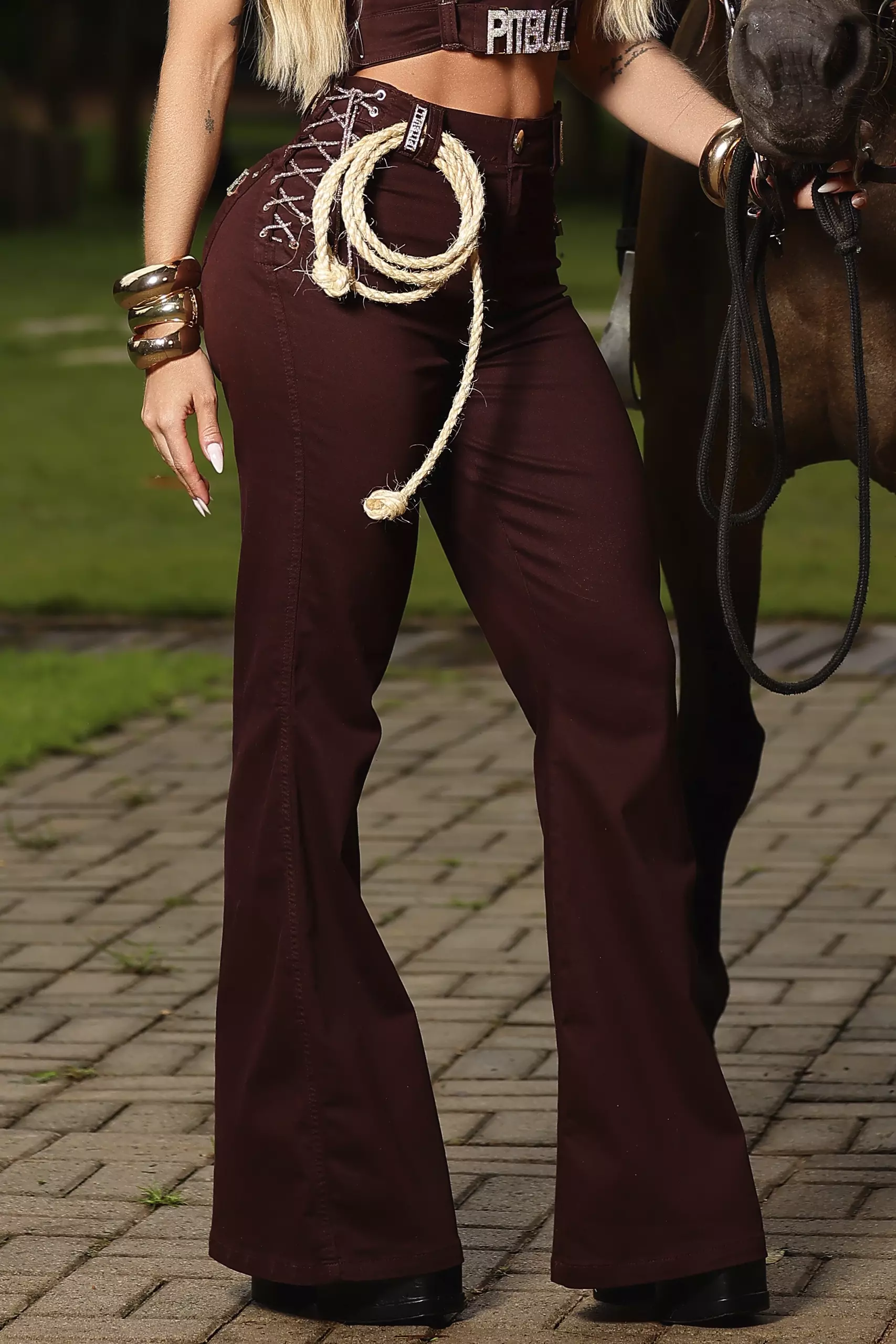 Calça Flare